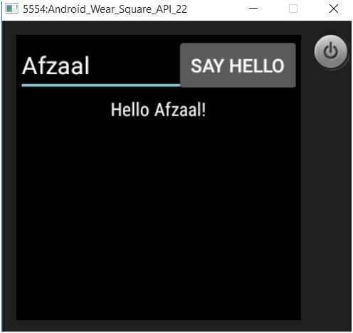 provide it with some input 